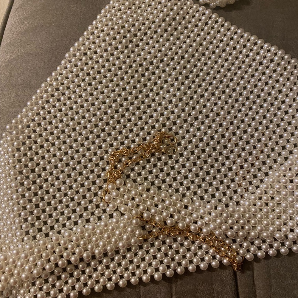 Pearl beaded top